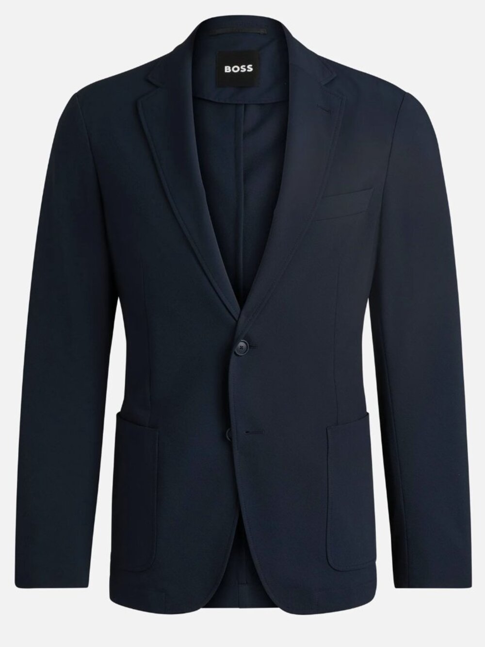 Hugo BOSS Hanry Performance Tech Travel Slim Fit Blazer Sport Coat 40R Navy $500